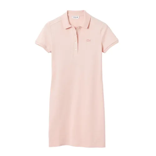Váy Polo Nữ Lacoste Women's Stretch Cotton Piqué Polo EF5473-00 Màu Hồng Nhạt Size 38
