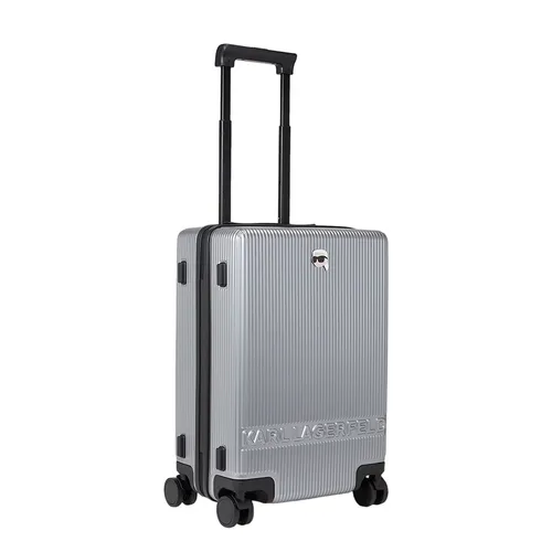 Vali Karl Lagerfeld K/Ikonik Hard Shell Trolley Case Màu Bạc Size 20
