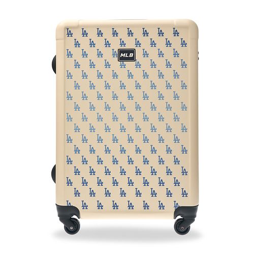 Vali MLB Classic Monogram LA Dodger 3AHH0024N-07CRS Màu Trắng Kem Size 26