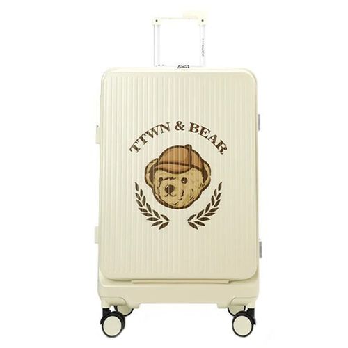 Vali TTWN BEAR TN7042 TN7041 Màu Trắng Sữa Size 20inch
