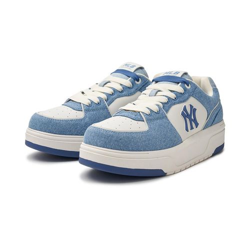Giày Thể Thao MLB Chunky Liner Vintage Denim New York Yankees 3ASXCVT4N-50BLS Màu Xanh Blue Size 260