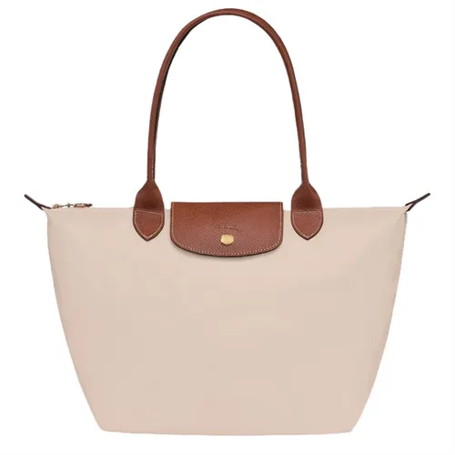 Túi Xách Nữ Longchamp Le Pliage Large Beige With Handle Paper L1899089P71 Màu Be