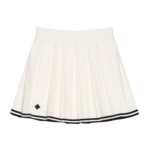 Chân Váy Nữ SMFK White With Logo Embroidered US003W Màu Trắng Size L
