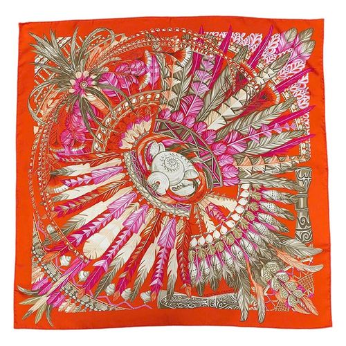Khăn Nữ Hermès Danse Pacifique Scarf 90x90 Phối Màu