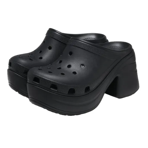 Dép Sục Nữ Crocs Siren Clog Black 208547-001 Màu Đen Size W6