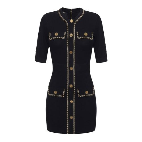 Váy Len Nữ Elisabetta Franchi In Black  AM 92B 46E2 V480 110 Màu Đen Size 44