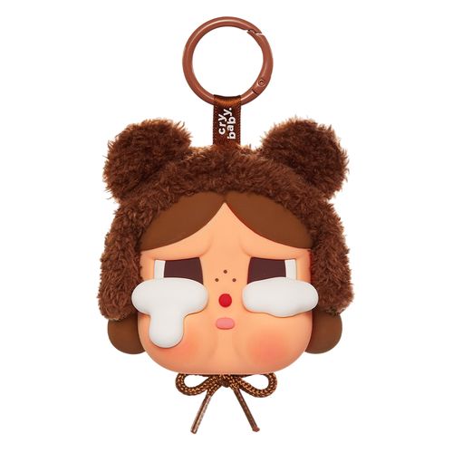 Vỏ Bọc Tai Nghe Pop Mart Crybaby Crying Again Series Love Makes Us Cry Earphone Case Màu Nâu