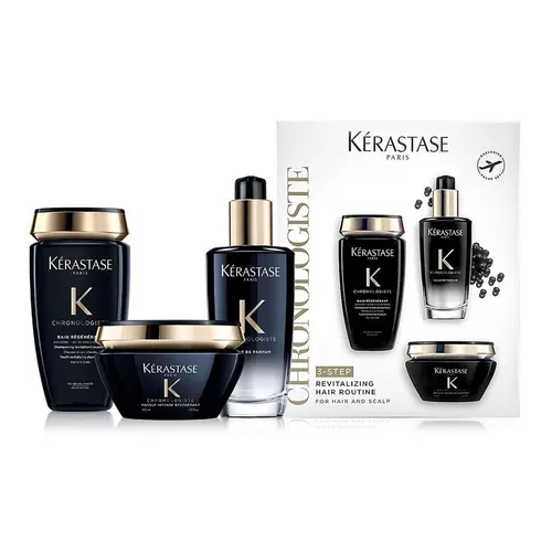 Bộ Sản Phẩm Chăm Sóc Tóc Kérastase Chronologiste Total Scalp Hair Revitalizing Hair Care Set 3 Món