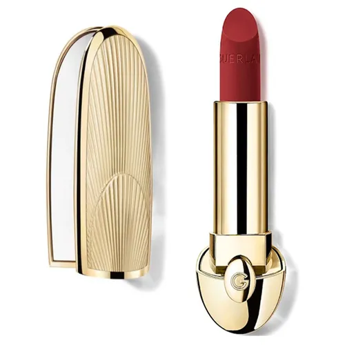 Combo Vỏ + Son Guerlain Rouge G Lipstick Velvet Refill 888 Le Rouge Brun Màu Đỏ Thẫm