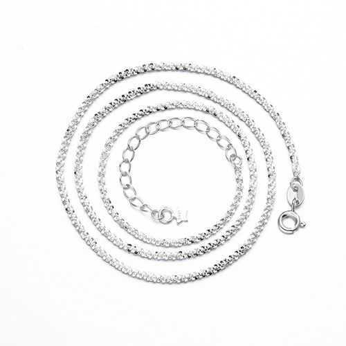 Dây Chuyền Nữ Lili Jewelry Dây Xù Clement LILI_053818 Màu Bạc