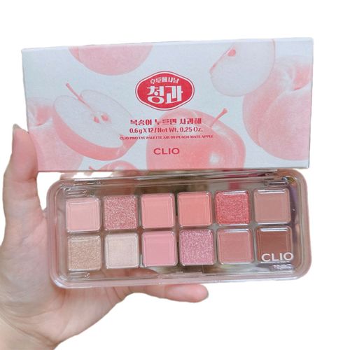 Bảng Phấn Mắt Trang Điểm Clio Pro Eye Palette Air 12 Ô Màu