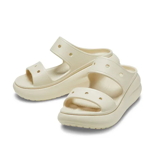 Dép Unisex Crocs Classic Crush Sandals Bone 207670-2Y2 Màu Kem Size W8