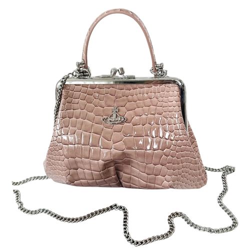 Túi Xách Tay Nữ Vivienne Westwood Granny Frame Pink Màu Hồng Nhạt