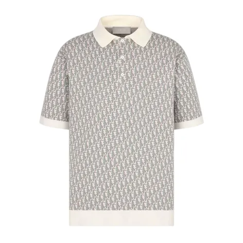 Áo Polo Nam Dior 293M832AT396_C085 2COLORS Phối Màu Size XS