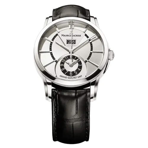 Đồng Hồ Nam Maurice Lacroix PT6208-SS001-130-1 Màu Đen Bạc