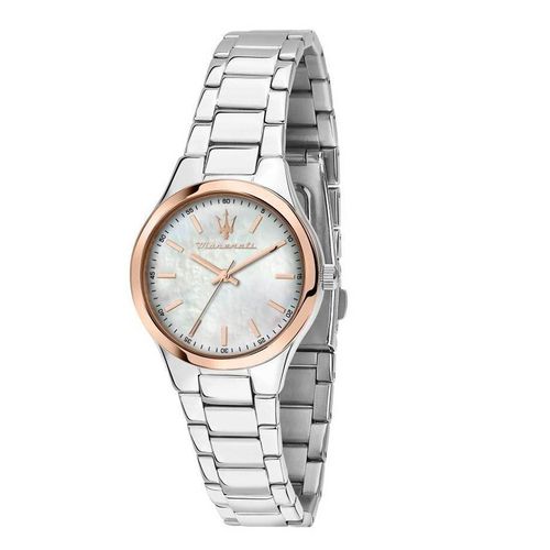 Đồng Hồ Nữ  Maserati Mặt Xà Cừ Attrazione R8853151503 Màu Bạc