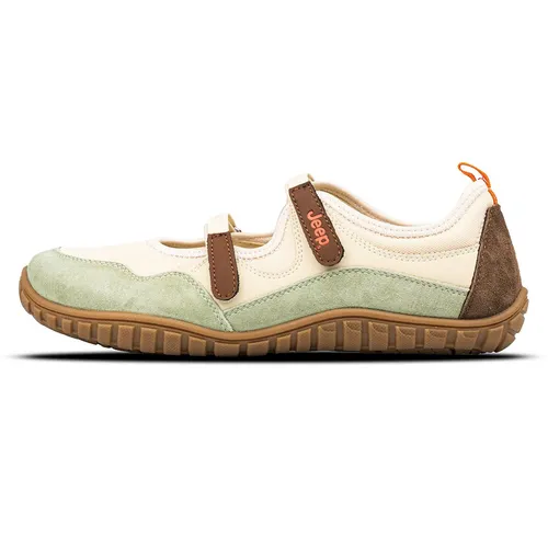 Giày Búp Bê Nữ Jeep Low-top Shoes P651W13112 Màu Xanh - Cam Size 36