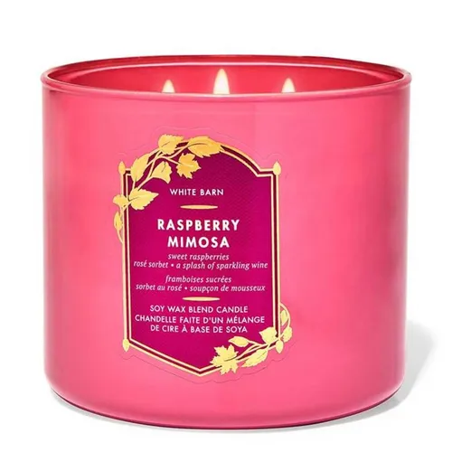 Nến Thơm Bath & Body Works Raspberry Mimosa 3-Wick Candle 411g