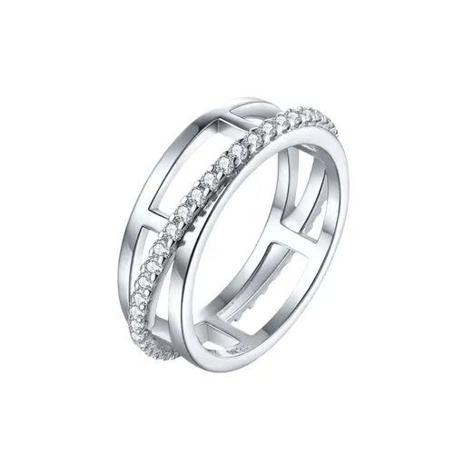 Nhẫn Nữ Kya Jewel Modern Sparkle SR133 Màu Bạc