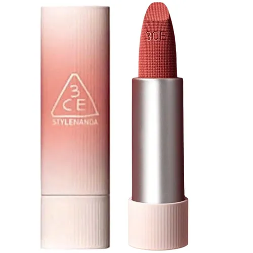 Son Lì 3CE Cashmere Hug Lipstick 06 Buddy Màu Cam Đất 3.5g
