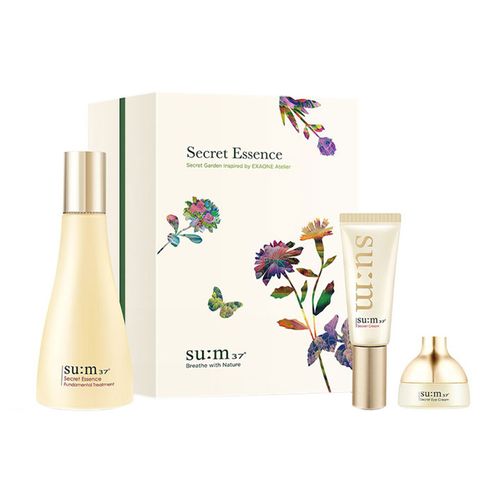 Set Dưỡng Ẩm, Hỗ Trợ Phục Hồi Da Su:m37 Su Set- Secret Essence Secret Garden Le 3 Món