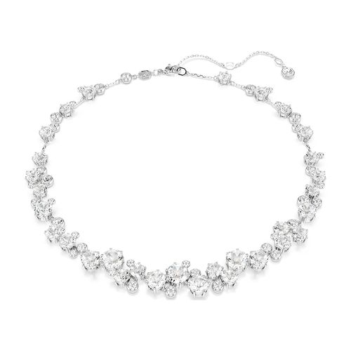 Dây Chuyền Nữ Swarovski Constella Necklace Round Cut, White, Rhodium Plated 5722472 Màu Bạc Thanh Lịch