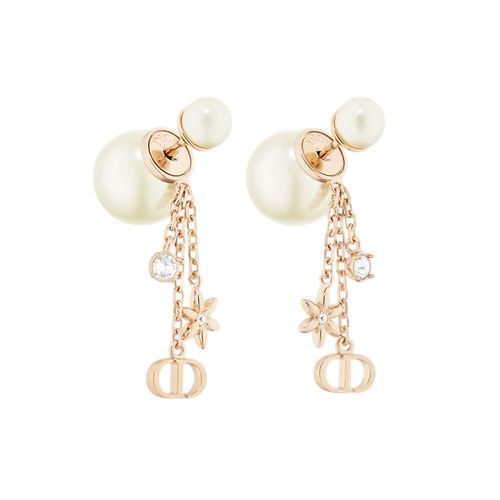 Khuyên Tai Nữ Dior Tribales Earrings E4372WOMCY_D03S Màu Vàng Hồng