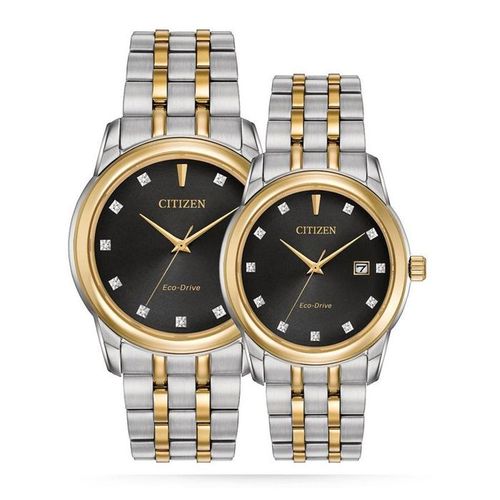 Đồng Hồ Đôi Citizen BM7344-54E - EW2394-59E