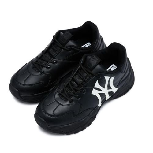 Giày Sneaker MLB Big Ball Chunky A Màu Đen Logo Trắng Size 230