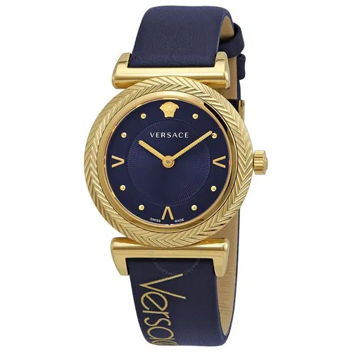 Đồng Hồ Nữ Versace V-Motif BlueGold - VERE00218 Màu Xanh Navy