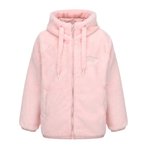 Áo Hoodie Stretch Angels  Eco Fur Zipup SRSS71041-PK Màu Hồng Size S