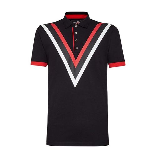 Áo Polo Philipp Plein Sport MTK3384 Màu Đen Xám Size XS