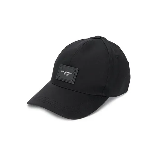 Mũ Dolce & Gabbana D&G Logo Patch Baseball Cap Màu Đen Size 58