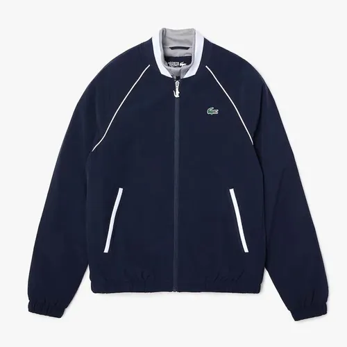 Áo Khoác Lacoste Men’s Sport Lightweight Water-Resistant Zip Golf Jacket Màu Xanh Navy Size 52