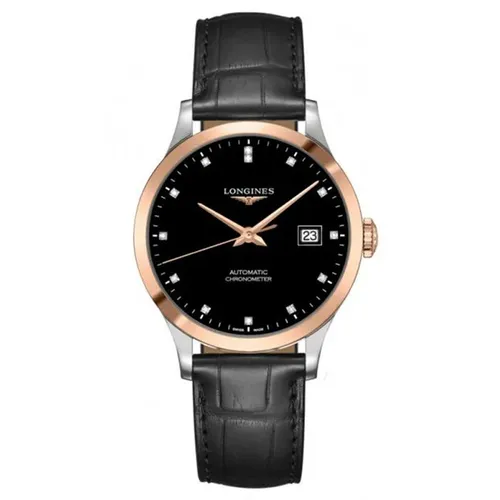 Đồng Hồ Longines Record L2.820.5.57.2 Màu Đen