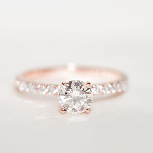 Nhẫn Đính Hôn Morina Laverna N0345 Màu Vàng Hồng