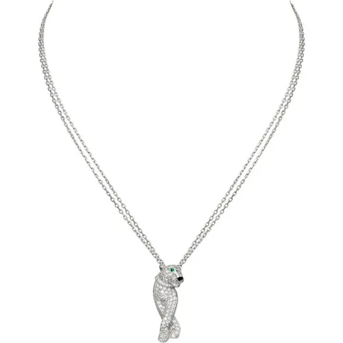 Dây Chuyền Jewery Luxury Hình Con Báo Màu Vàng Trắng