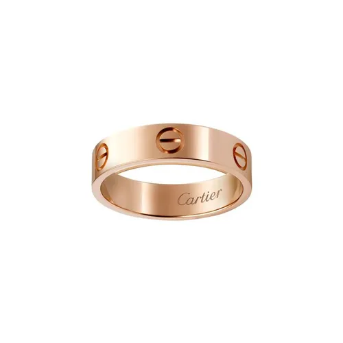 Nhẫn Nữ Trơn Jewery Luxury Love Không Kim Cương Vàng Hồng 3.6mm