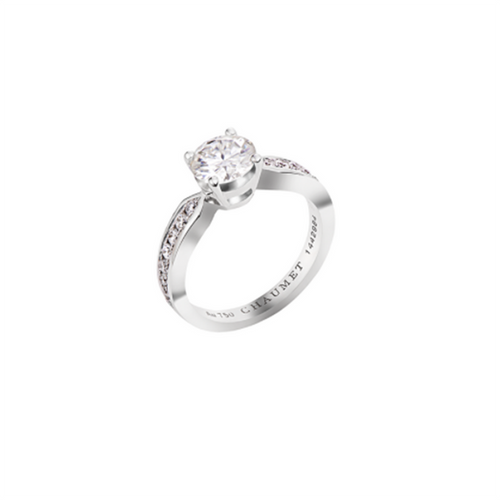Nhẫn Chaumet Solitaire Joséphine Éclat d’Éternité Ring White Gold Full Pavé Vàng Trắng