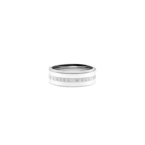 Nhẫn Daniel Welling Emalie Ring Satin White DW00400046 Màu Bạc