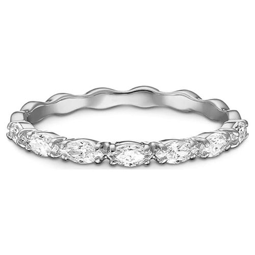 Nhẫn Swarovski Vittore Marquise Ring White, Rhodium Plated 5366579 Size 52