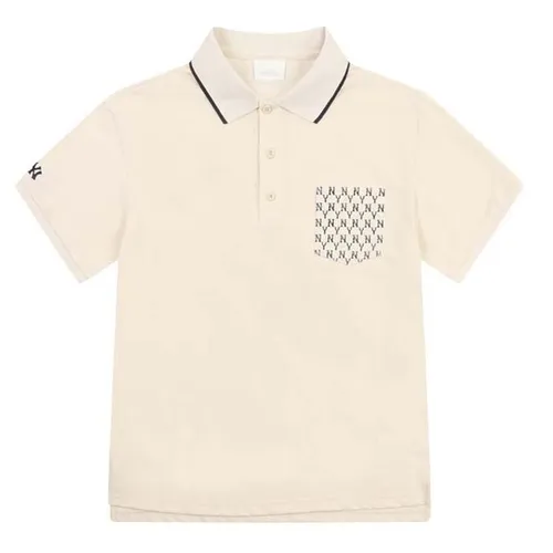Áo Phông MLB Monogram Pocket Collar Short Sleeve T-shirt New York Yankees 31TSQN131-50I Size M