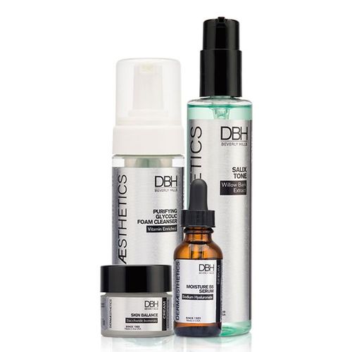 Bộ Chăm Sóc Cơ Bản Cho Da Dầu Mụn DBH 4 Món