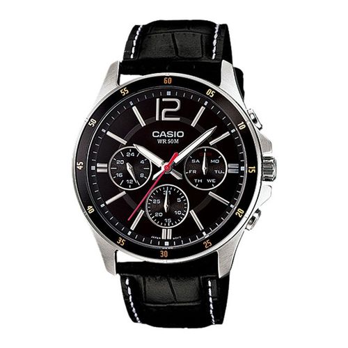 Đồng Hồ Nam Casio MTP-1374L-1AVDF Màu Đen