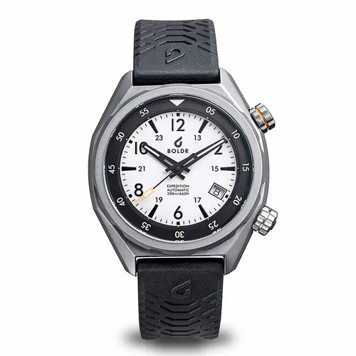Đồng Hồ Nam Boldr Expedition Eiger Màu Xám Trắng