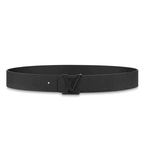 Thắt Lưng Nam Louis Vuitton LV Initiales 40mm Reversible Belt Màu Đen
