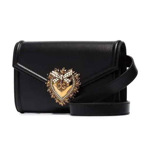 Túi Đeo Hông Nữ Dolce & Gabbana D&G Devotion Belt Bag Màu Đen