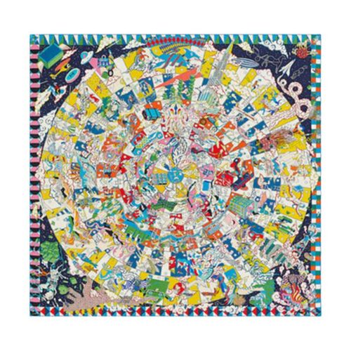 Khăn Choàng Nữ Hermès Cashmier Stole L'Epopee 140 Phối Màu