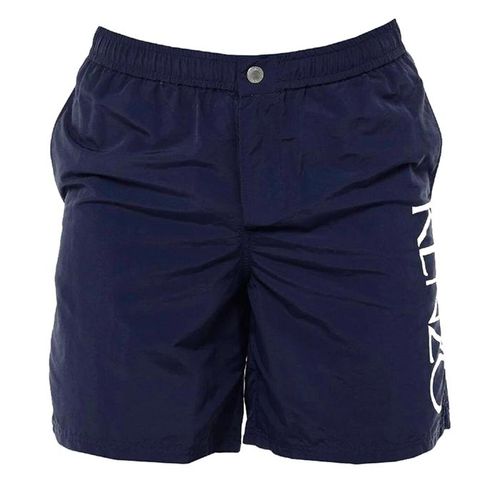 Quần Short Kenzo Mens Logo Swim Shorts M Midnight Màu Xanh Navy