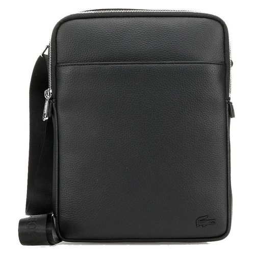Túi Lacoste Men's Small Black Crossbody Bag With Zip Màu Đen